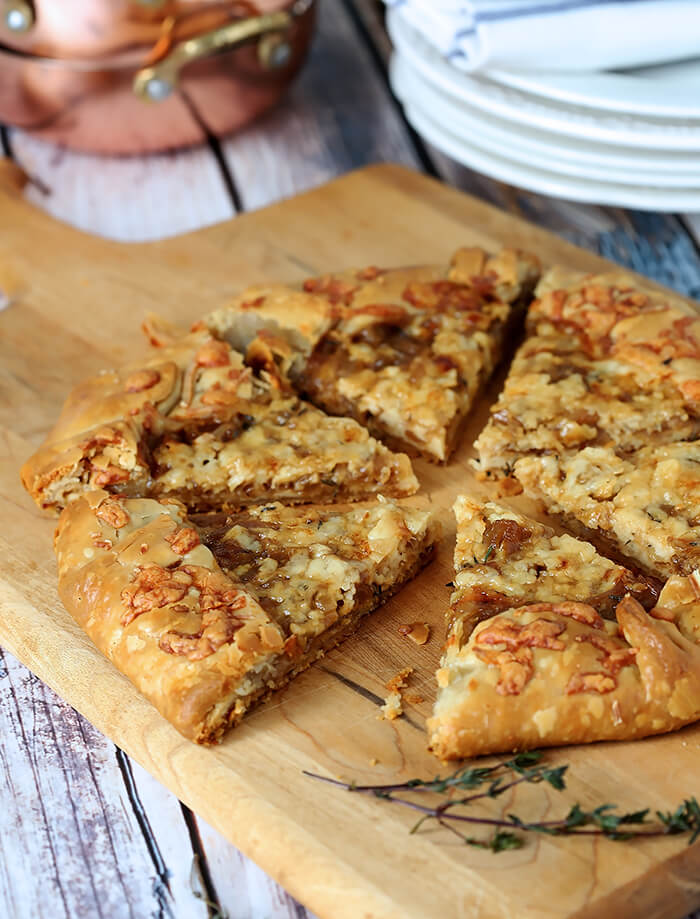 Gruyere & Caramelized Onion Galette (serves 4-6)