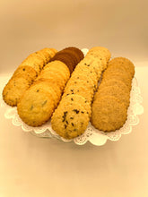 Load image into Gallery viewer, Herbal Gathering Shortbread Cookies • Lavender, Rosemary, Black Pepper or Lemon Thyme
