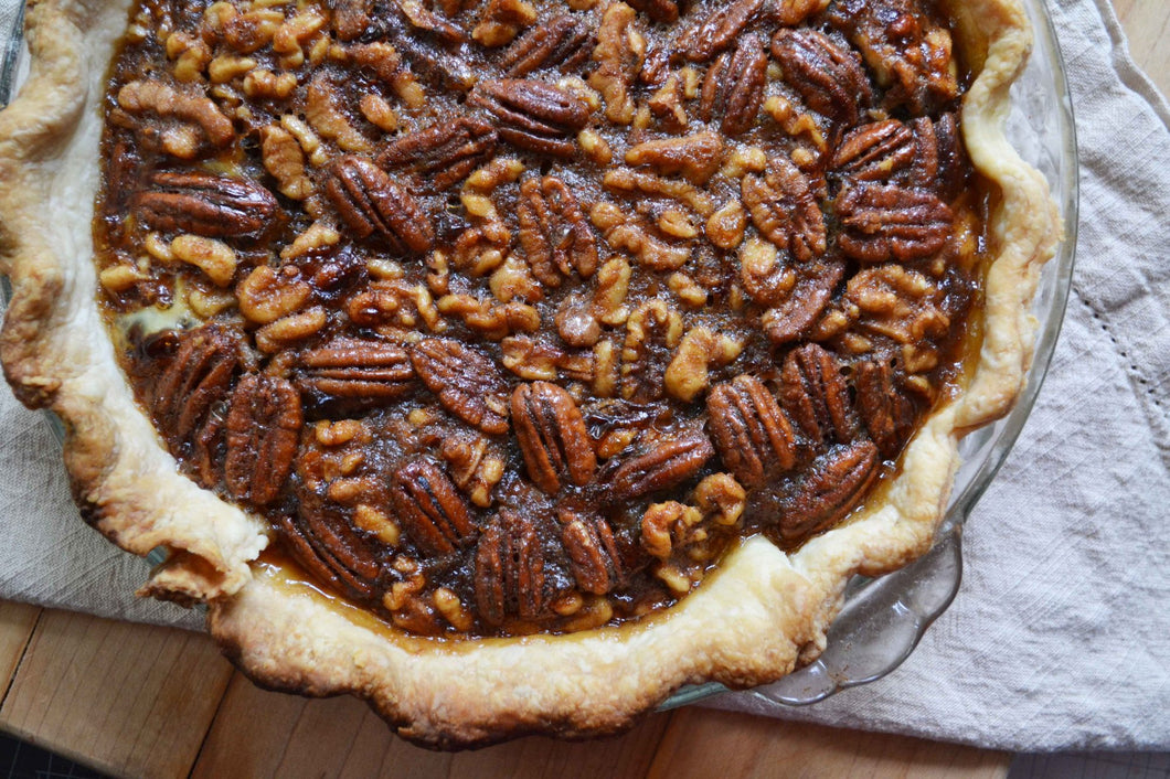 Mini Pecan Walnut Pie (6