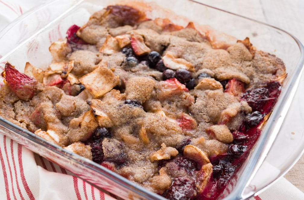 Apple Berry Cobbler