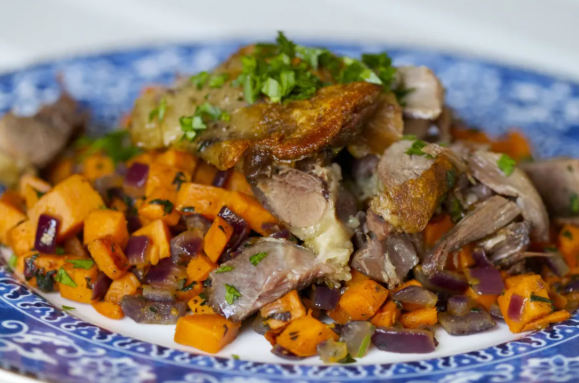 Long Island Duck & Sweet Potato Hash (quart) Turn into a Taco ·  Eat with an Egg or Savor it Solo