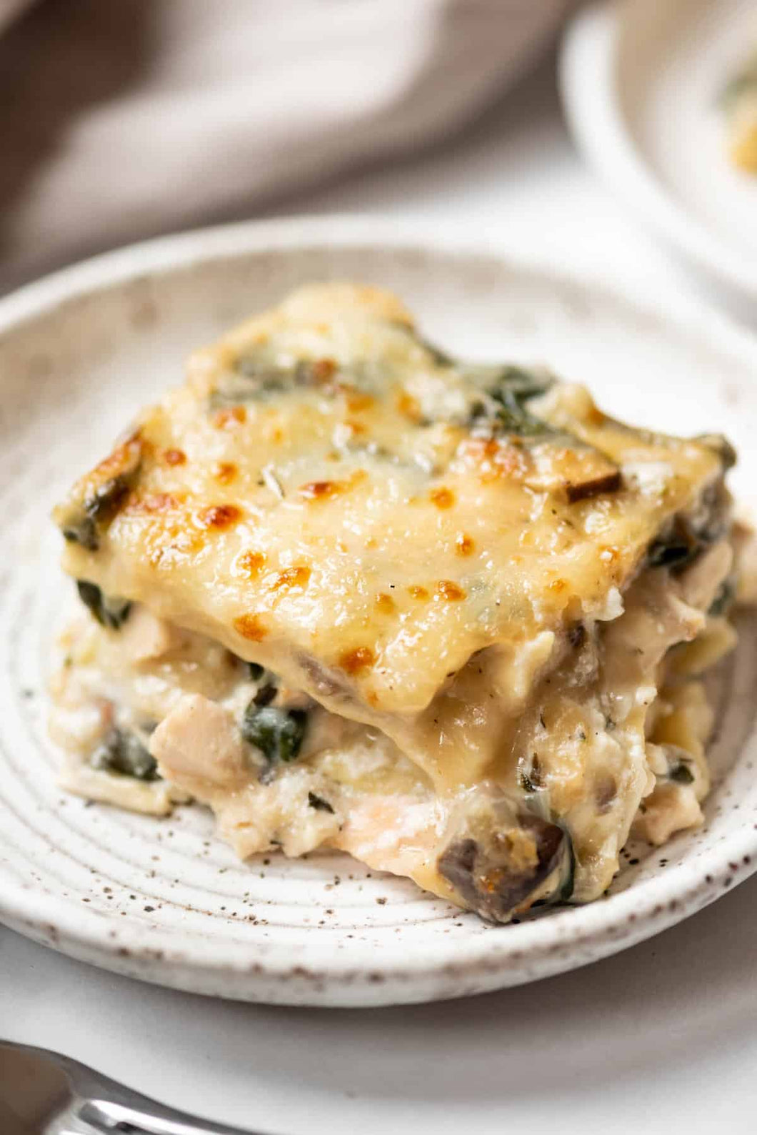 White Mushroom Lasagne with Truffle