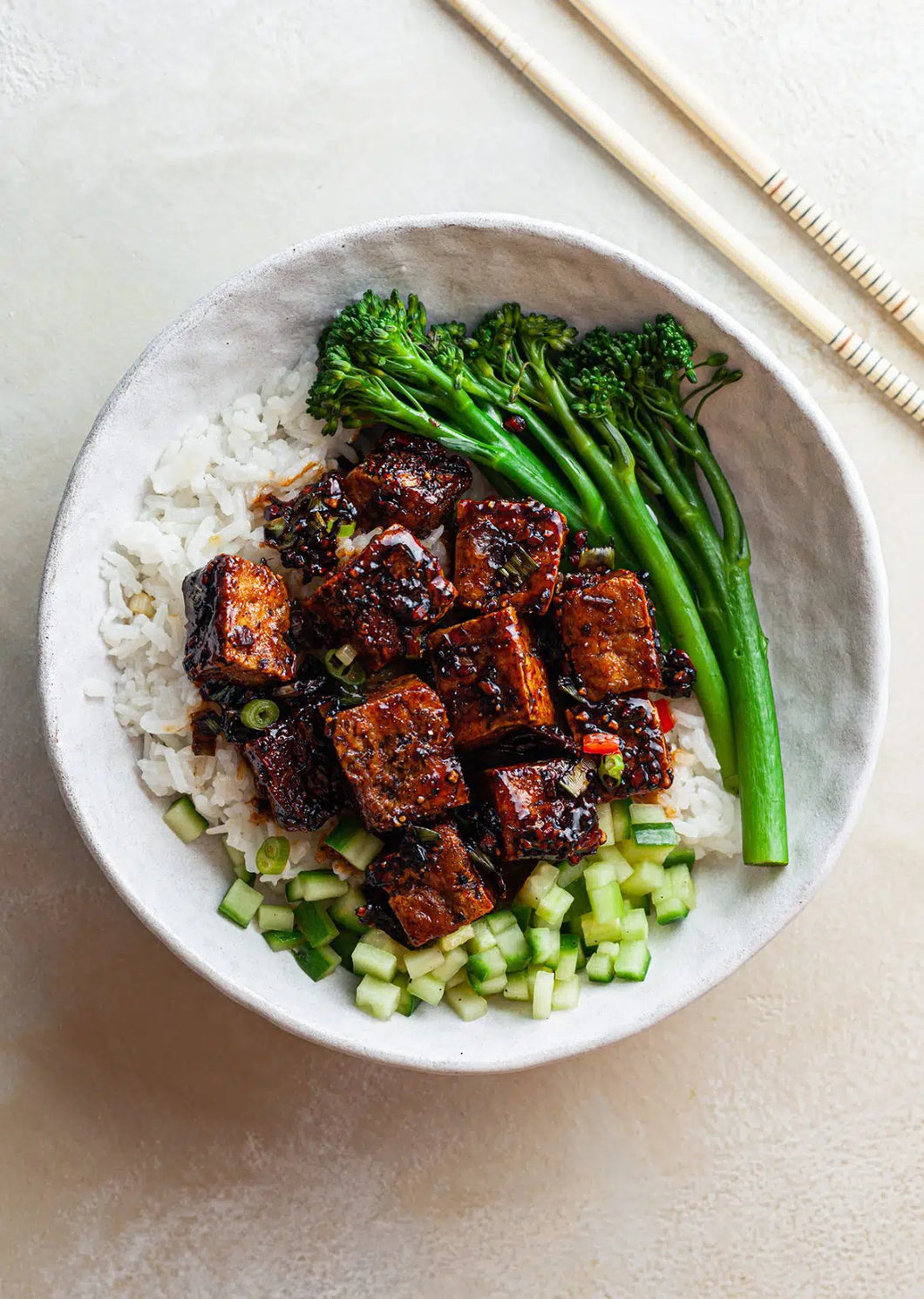 Stir Fry Organic Black Pepper Tofu, Daikon & Broccolini (serves 3-5)