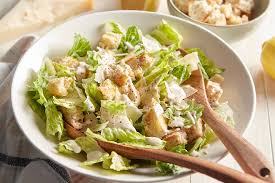 Caesar Salad of Crunchy East End Romaine, Torn & Toasted Croutons, Fabulous Caesar Dressing + Grated Parm