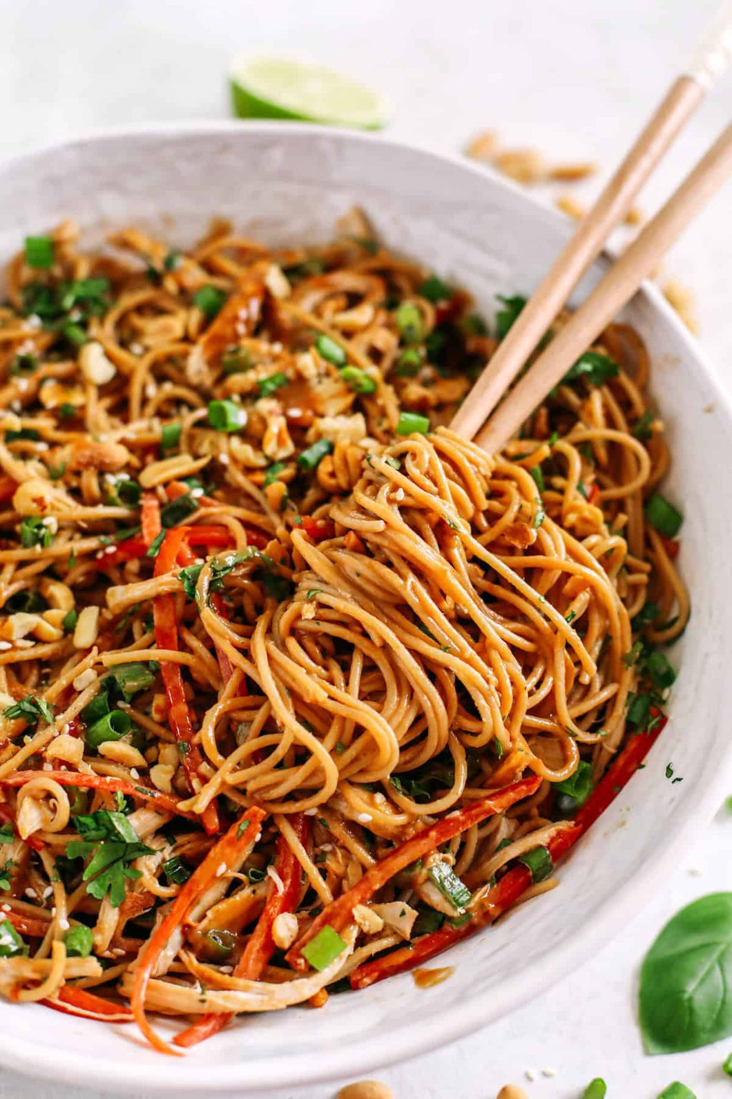 Peanut Noodles with Crispy Vegetables (quart)