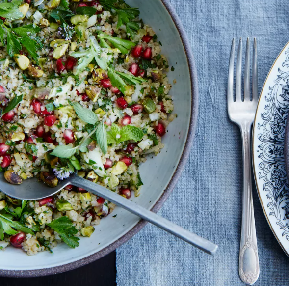 Bulgur Pomegranate Salad