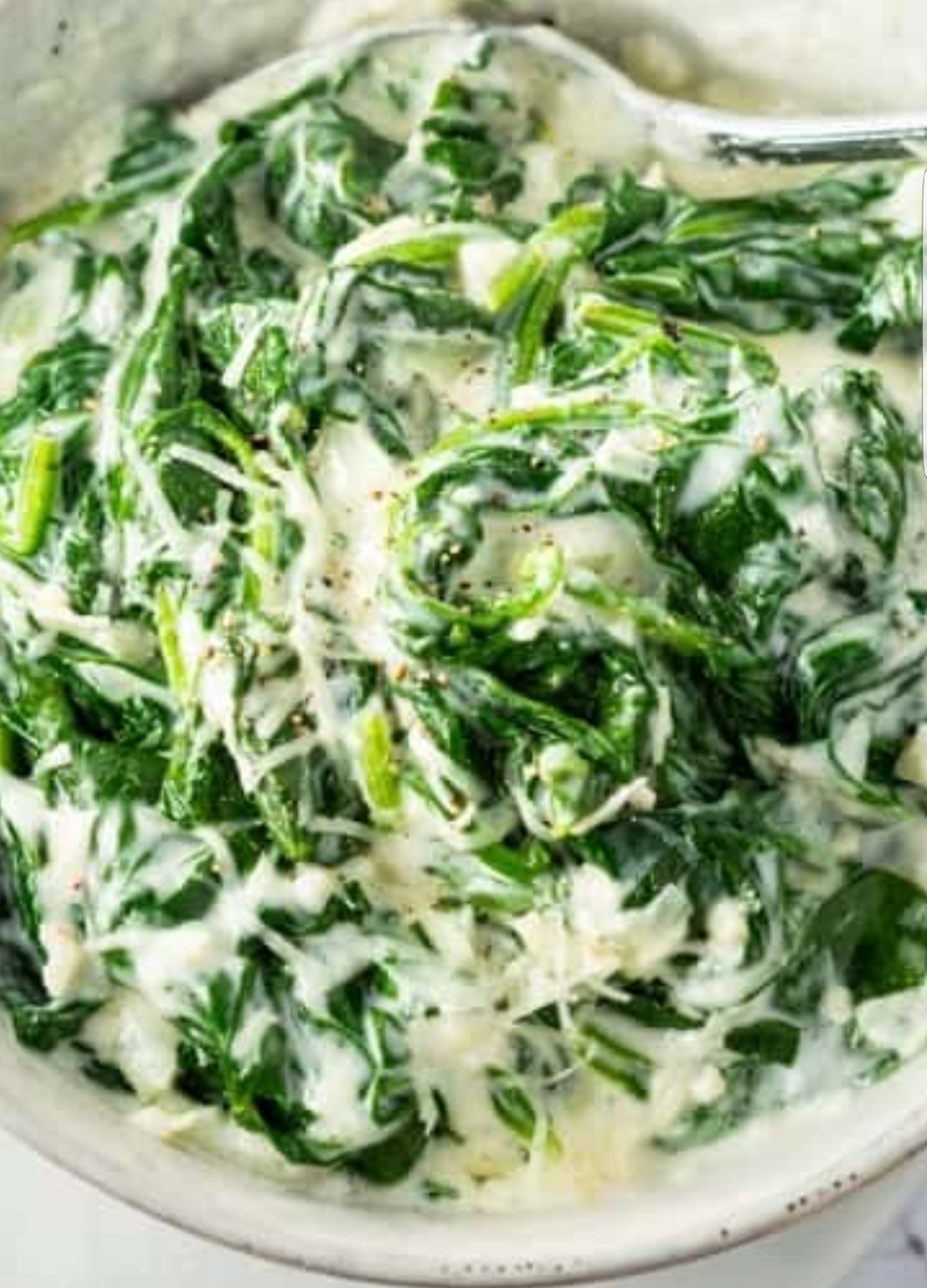 Organic Creamed Leaf Spinach  (Serves 4-6)