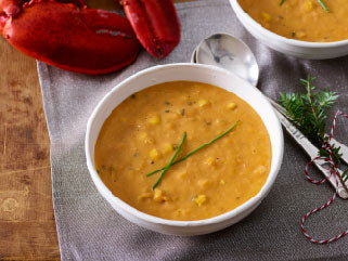 Corn & Lobster Chowder • Studded with Lobster Meat (quart)