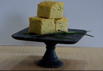 Jalapeno Cornbread · Studded with Local Corn - Vegetarian - (2 pieces)