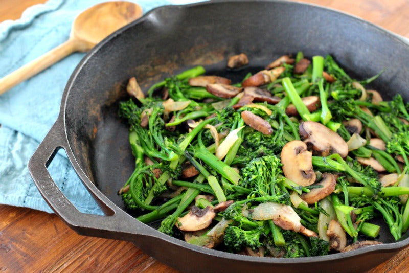 Sautéed Broccolini & Portobello Mushrooms; Melted Garlic (quart)